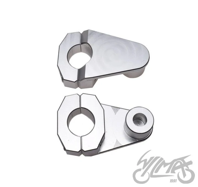 Podwyższenie kierownicy 28,5 / 28,5 mm o 60 mm, srebrne — AW5137B — ujęcie 2