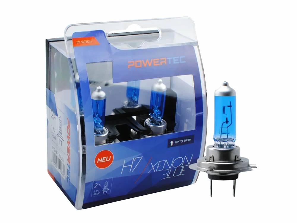 Żarówka H7 12V 55W POWERTEC Xenon Blue 2szt. — ujęcie 2
