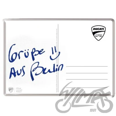 Pocztówka 14X10 Ducati corse - logo racing 10350 — ujęcie 2