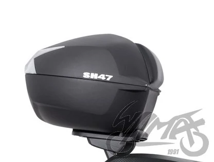 Kufer SHAD SH47 białe wstawki — ujęcie 2