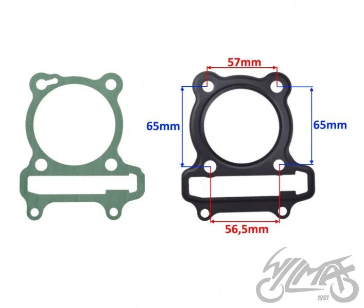 Uszczelka cylindra — komplet do Longjia easymax LJ175T-1 — ujęcie 2