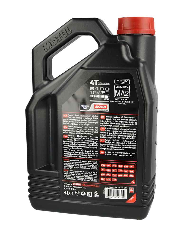 Olej 15W50 MOTUL 5100 4T 60 l MOTUL 104084 — ujęcie 16