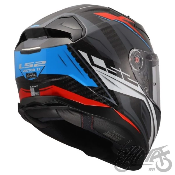 Kask LS2 FF811 Vector II C Savage Wh. Blue Red — rozmiar XL — ujęcie 5