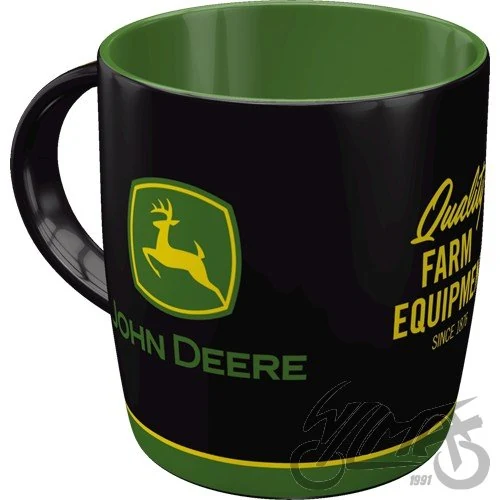 Kubek John Deere logo black 43081