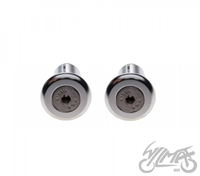Końcówka kierownicy srebrna — Ø 30 mm, tuleje 13 i 17 mm — ujęcie 3