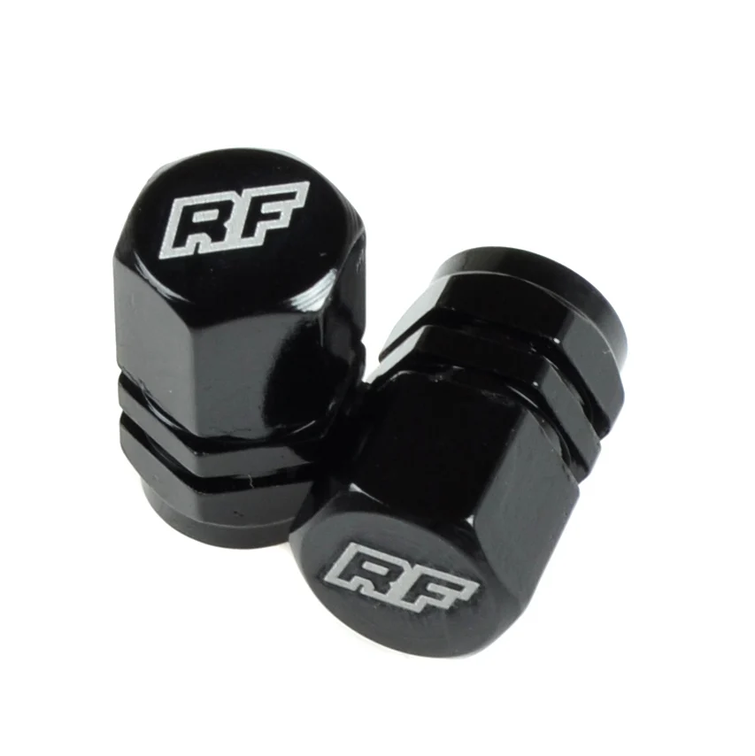Nakrętka wentyla Racing Force TP1 aluminium czarna 2szt — ujęcie 1