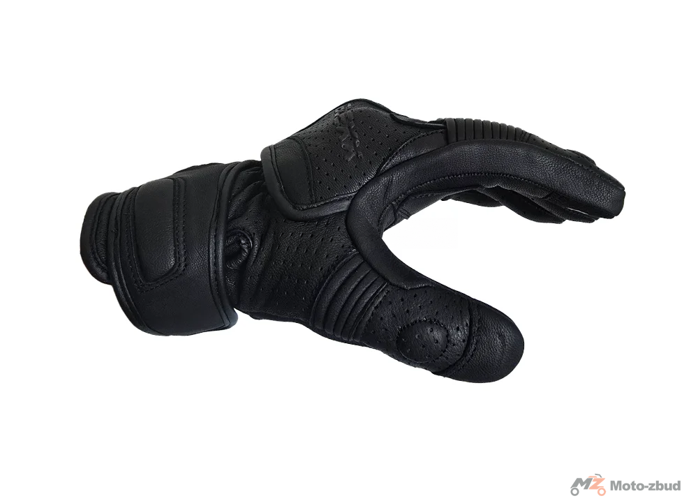 Rękawice skórzane krótkie BLEXX EG-2545 czarne 2XL — ujęcie 3