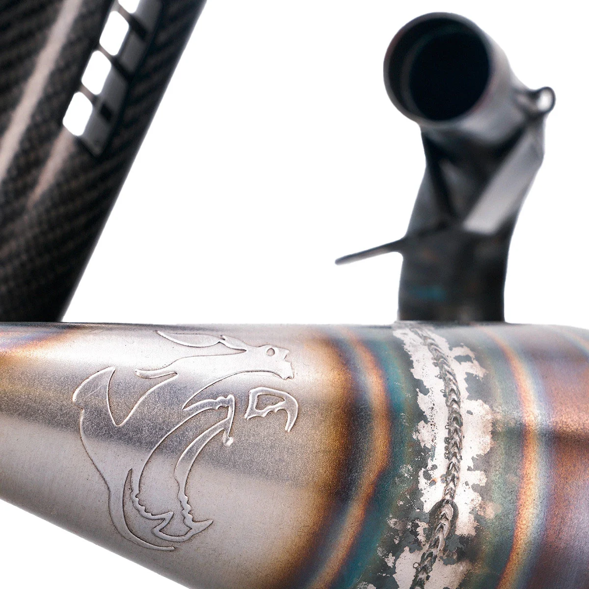 Wydech VOCA racing cross carbon 80-90 cm³ Beta RR enduro / sm 2012-2020 r. — ujęcie 4