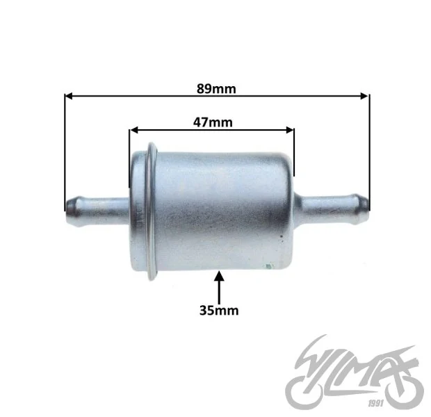 Filtr paliwa 8 mm QJMotor SRK SFA TRX SRT SVT srv — ujęcie 2