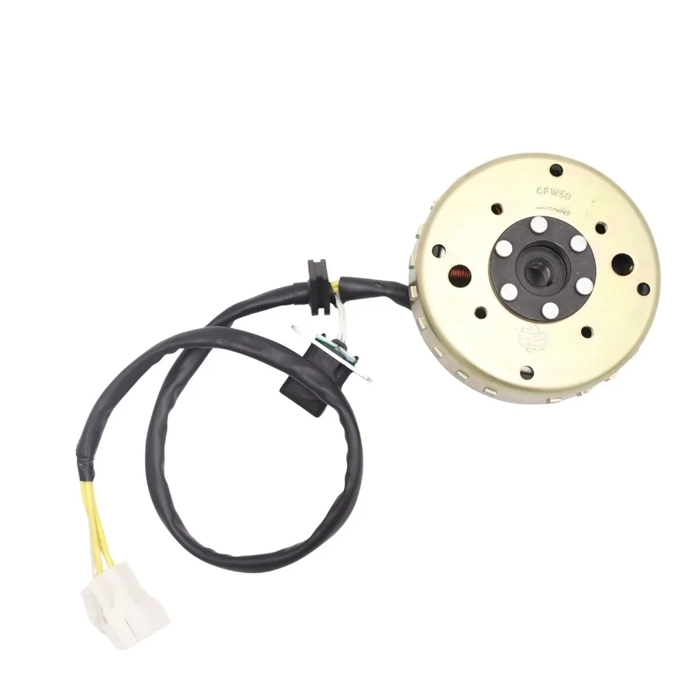 Junak 612 iskrownik (alternator) "4T" komplet (12 cewek) (2x kostka 2/3 piny) + koło magnesowe (Euro v) — ujęcie 5