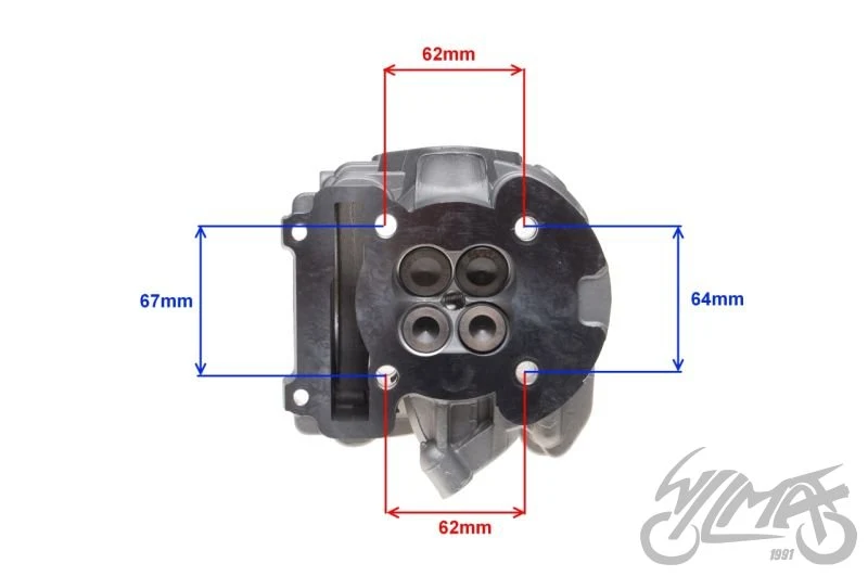 Głowica do Yamahy Cygnus 125 63,00 mm 4-zaworowa — ujęcie 2