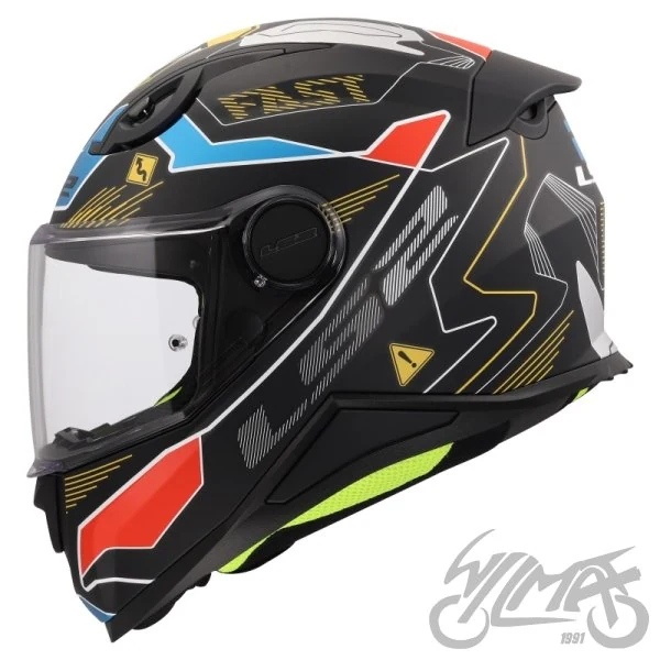 Kask LS2 FF812 kid zero Grey Red — rozmiar L — ujęcie 2