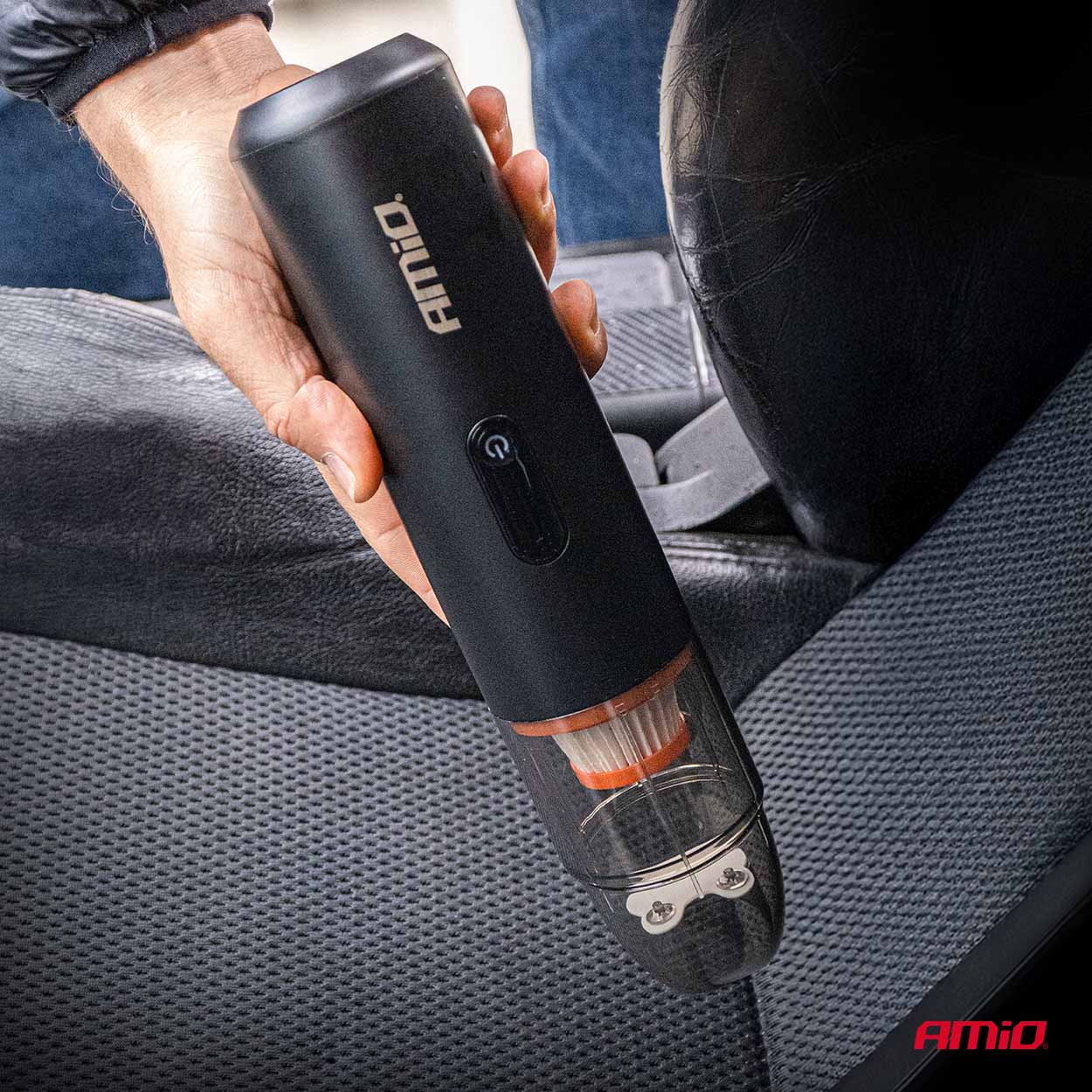 Odkurzacz samochodowy bezprzewodowy z funkcją dmuchawy i pompy ssącej 6 kPa 50 W 150ml — ujęcie 4