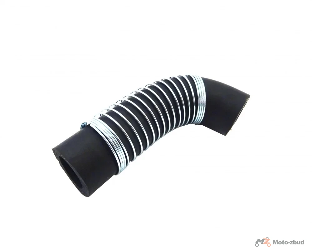 Junak RX one wąż układu chłodzenia "kątowy" (dł.cał.12 cm) (z osłonką) (element pod pojedynczą chłodnicę)