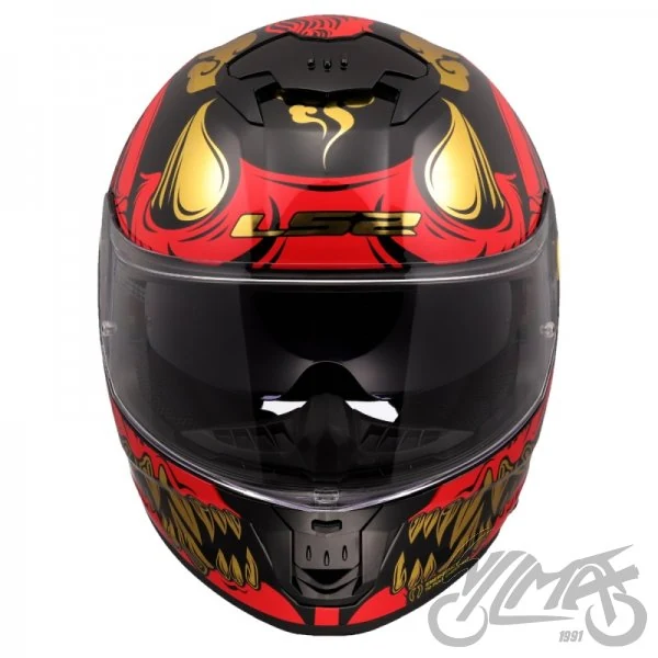 Kask LS2 FF808 Stream II Drako Black Red — rozmiar XL — ujęcie 3