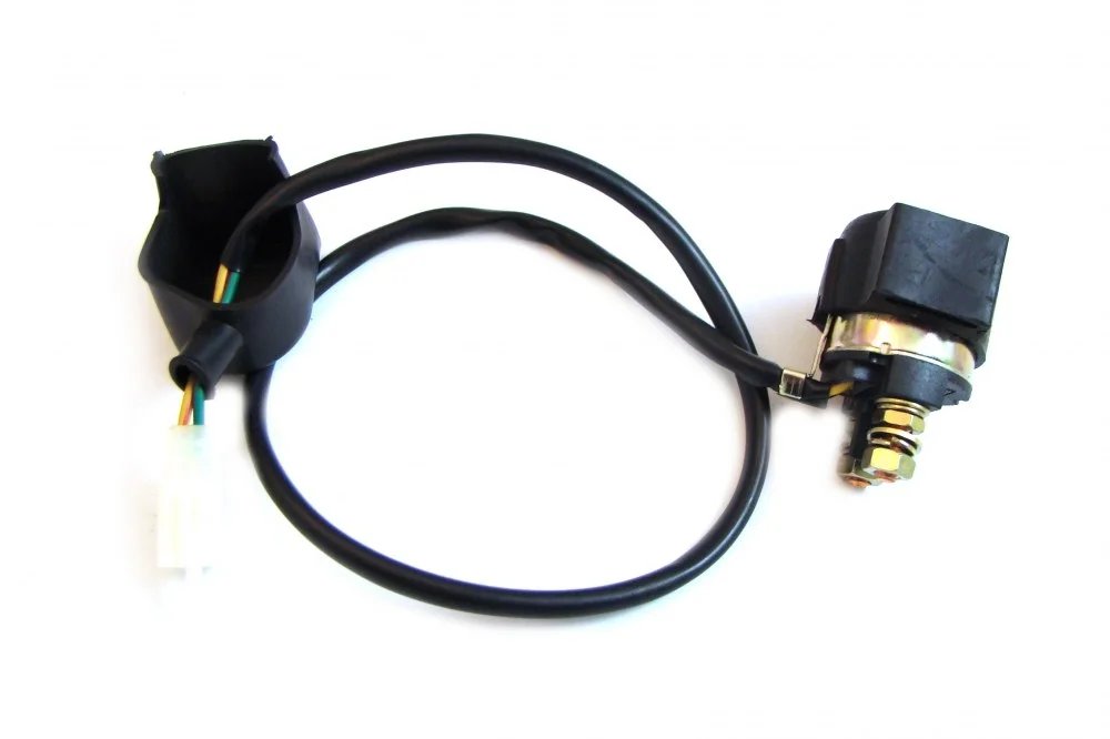 Junak 305 przekaźnik rozruchu (elektromagnes) (długi kabel) (kostka 2 piny)