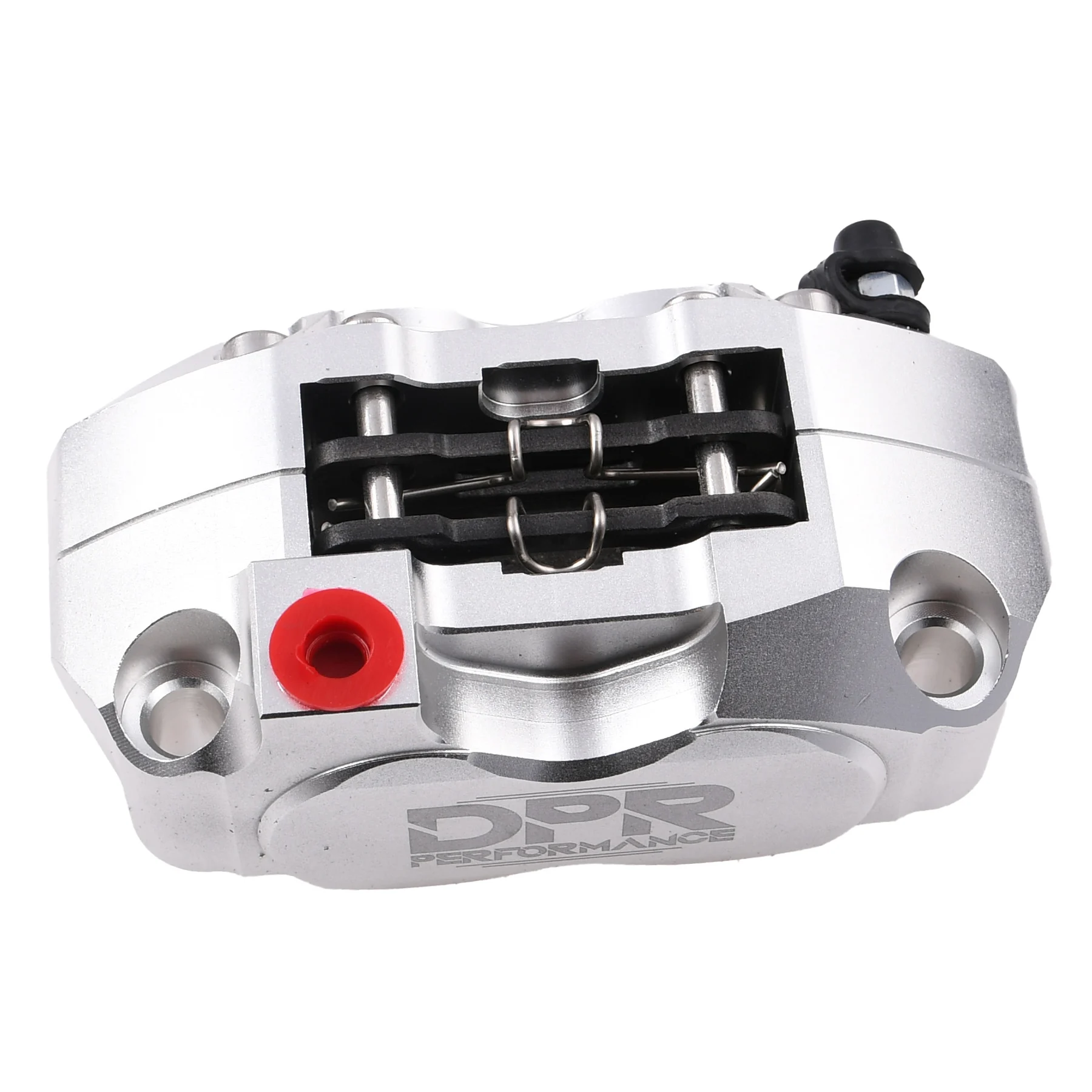 Zacisk hamulcowy Simson CNC srebrny DPR Performance kpl. — ujęcie 4