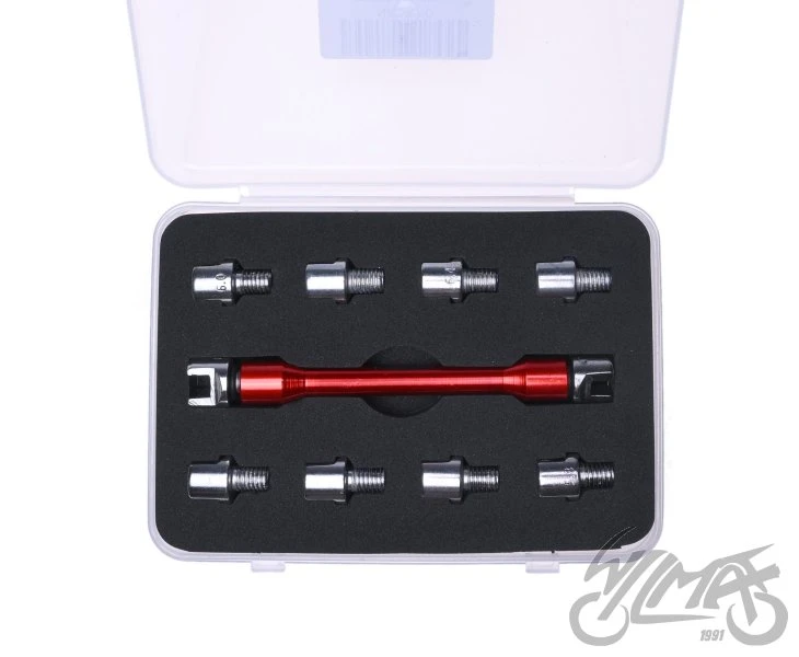 Klucz do szprych 10 W 1 — zestaw końcówek 5–6,8 mm — ujęcie 2