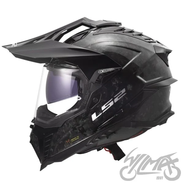 Kask adventure LS2 MX701 Explorer Carbon Forged Carbon — M — ujęcie 2