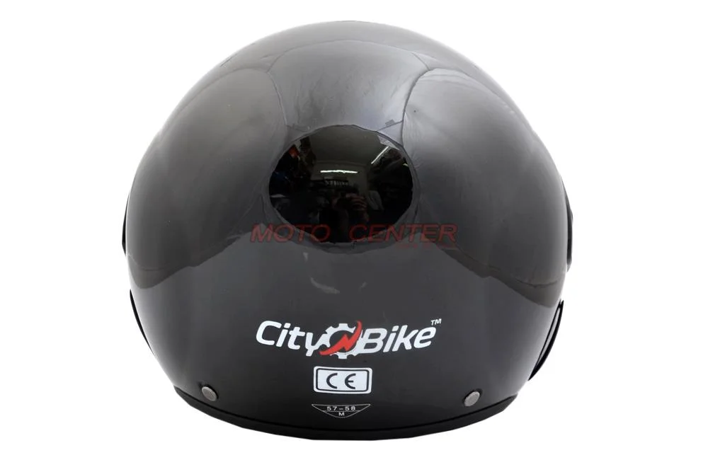 Kask otwarty City-Bike WL-703 czarny połysk S — ujęcie 3