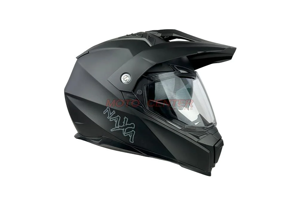 Kask crossowy Naxa CO3 czarny mat S szybka, blenda — ujęcie 1