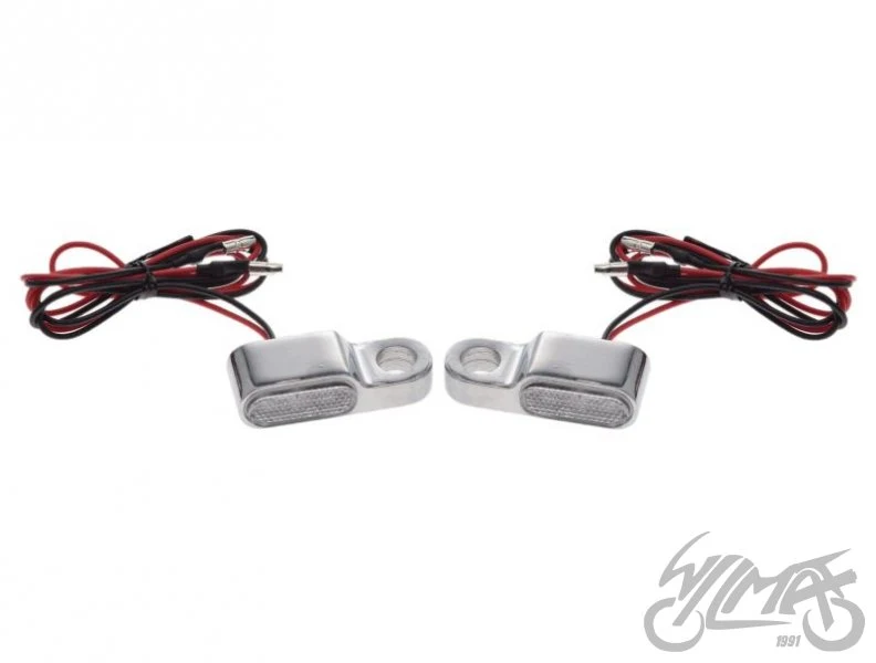Kierunkowskazy przednie LED do Harley-Davidson — 45 × 18 mm, komplet 2 szt. AM1454