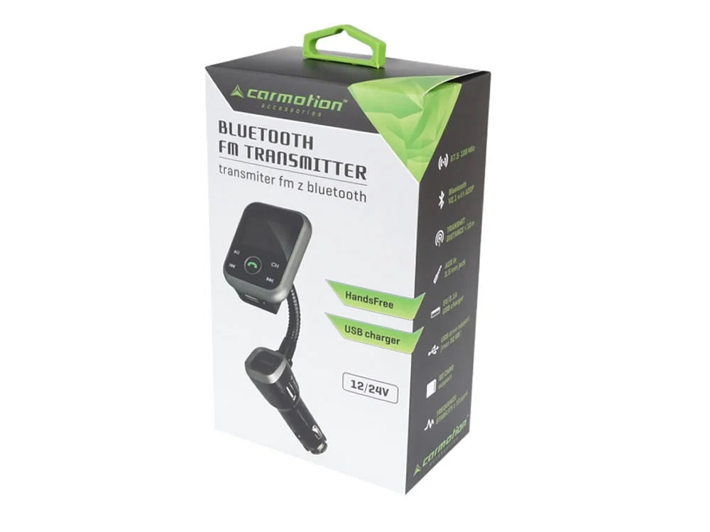 Transmiter FM BLUETOOTH USB 2.1A 12/24V — ujęcie 2
