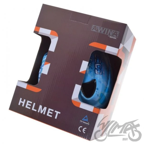 Kask rowerowy Awina by MOON dziecięcy S niebieski — HB5-2 — ujęcie 3