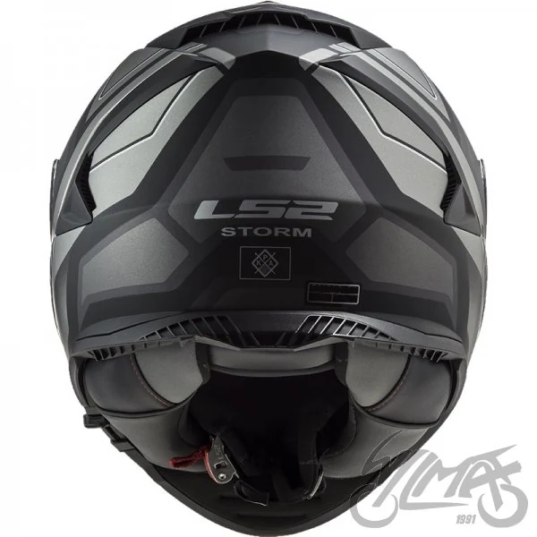 Kask LS2 FF800 Storm II Faster M. Titanium — rozmiar S — ujęcie 4