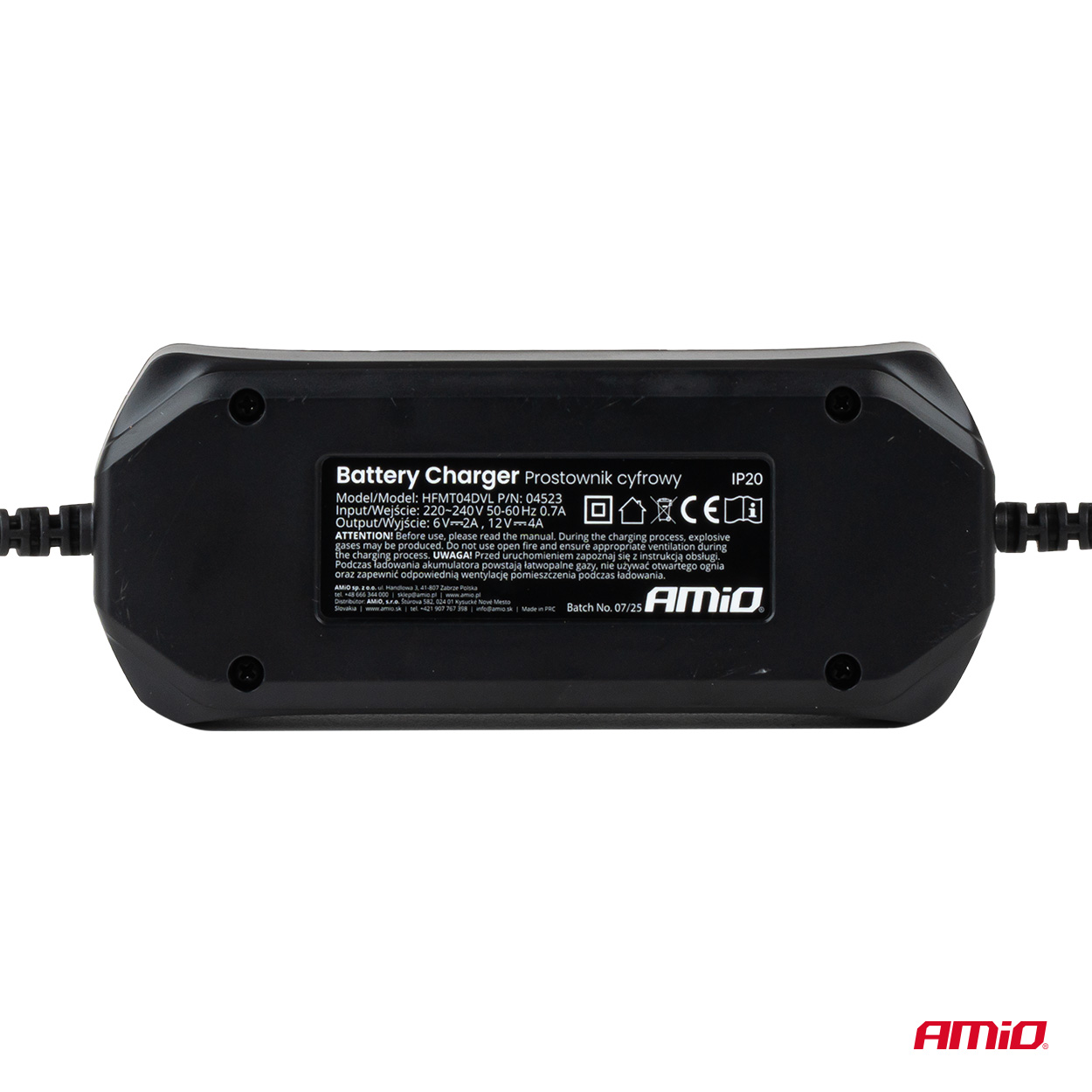 Prostownik cyfrowy STD GEL AGM WET MAX 4A 6 V 12 V — ujęcie 5