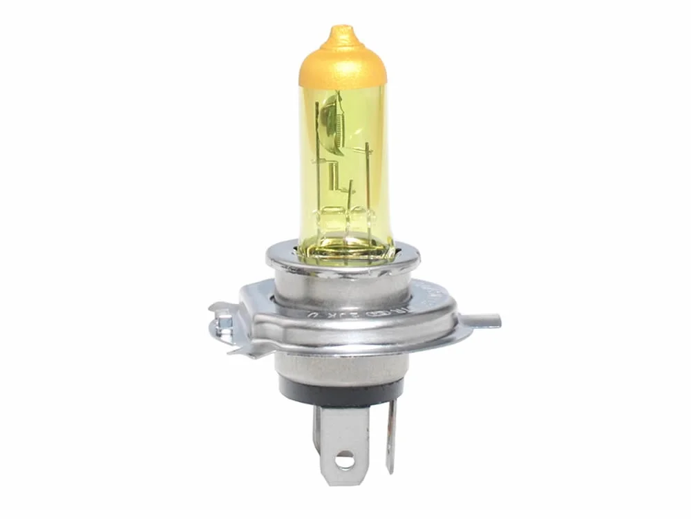 Żarówka H4 12V 60/55W POWERTEC Retro - żółte światło - 2szt. — ujęcie 4