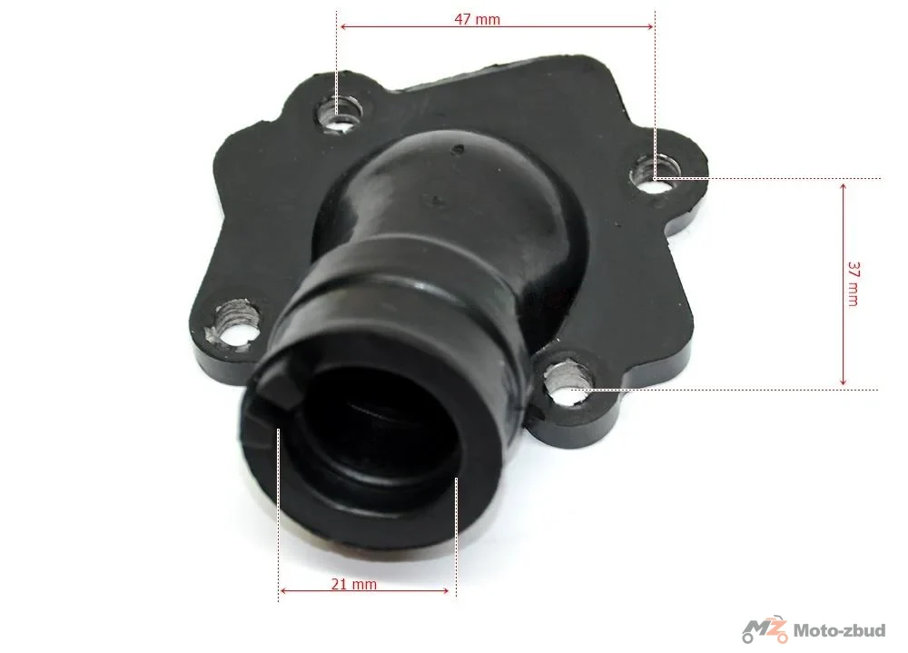 Króciec ssący gaźnika 50 cm³ skuter 2T Yamaha Keeway CPI i pochodne — ujęcie 2