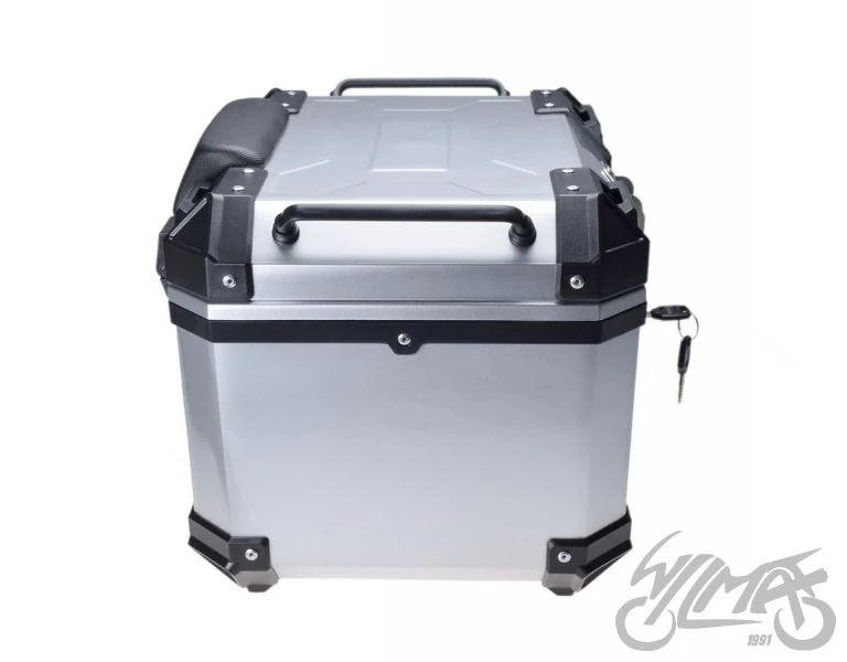 Kufer Awina 45L 43.5 × 38 × 34 cm srebrny — ujęcie 3