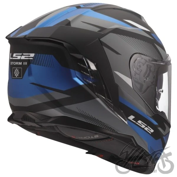 Kask LS2 FF818 Storm III Komai Black Blue — rozmiar S — ujęcie 5