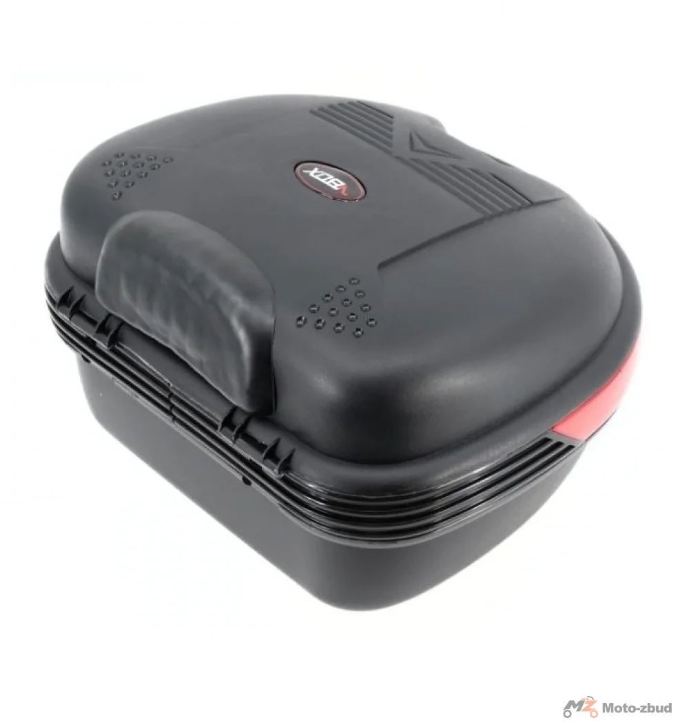 Kufer tylny vbox 0998C czarny z odblaskiem - pojemność 25 l — ujęcie 2