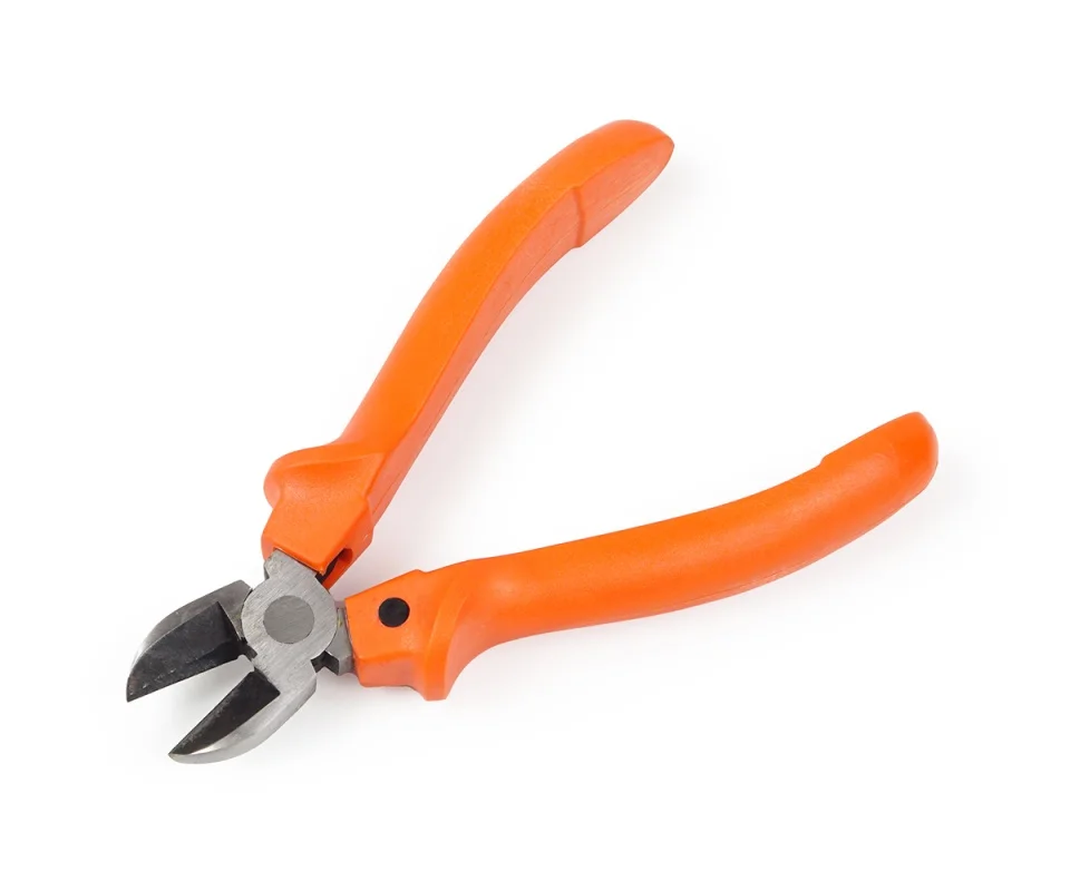 Szczypce tnące boczne obcinaczki uchwyty plastikowe Cr-V 160mm