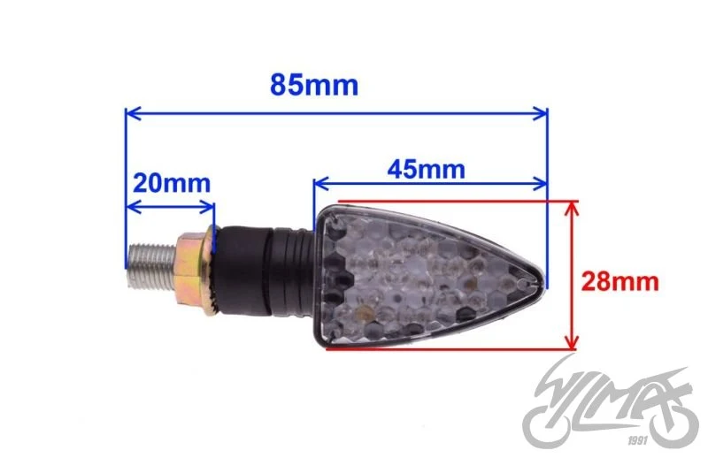 Kierunkowskaz LED 12 V prawy tylny — AM1323P — 1 sztuka — ujęcie 2