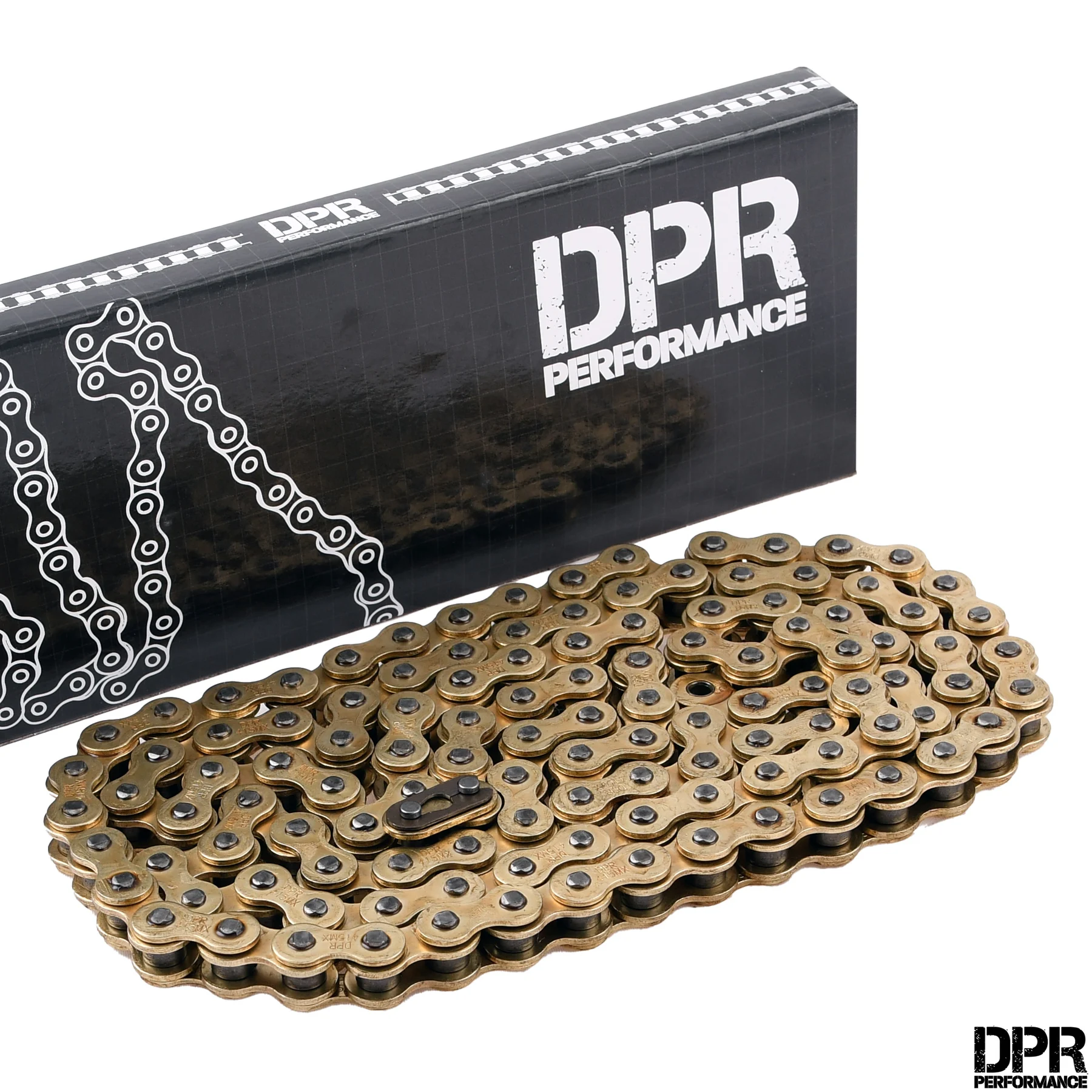 Łańcuch Romet ogar / Jawa 50 118 DPR Performance 415MX professional złoty — ujęcie 2