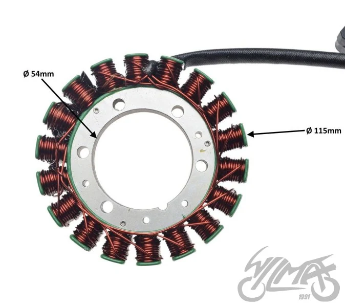Stator 18 cewek do Suzuki DR650SE — 1996–2017 — ujęcie 2