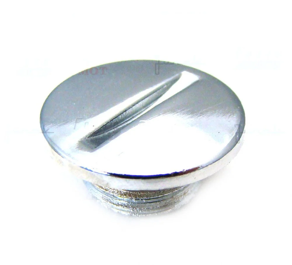 Junak M11/M11 CAFE/M14/M15/M16/M20/M250 125 cm³/320 cm³/250 cm³ śruba M14 × 1,5 ozdobna (na śrubokręt płaski) pokrywy lewej silnika