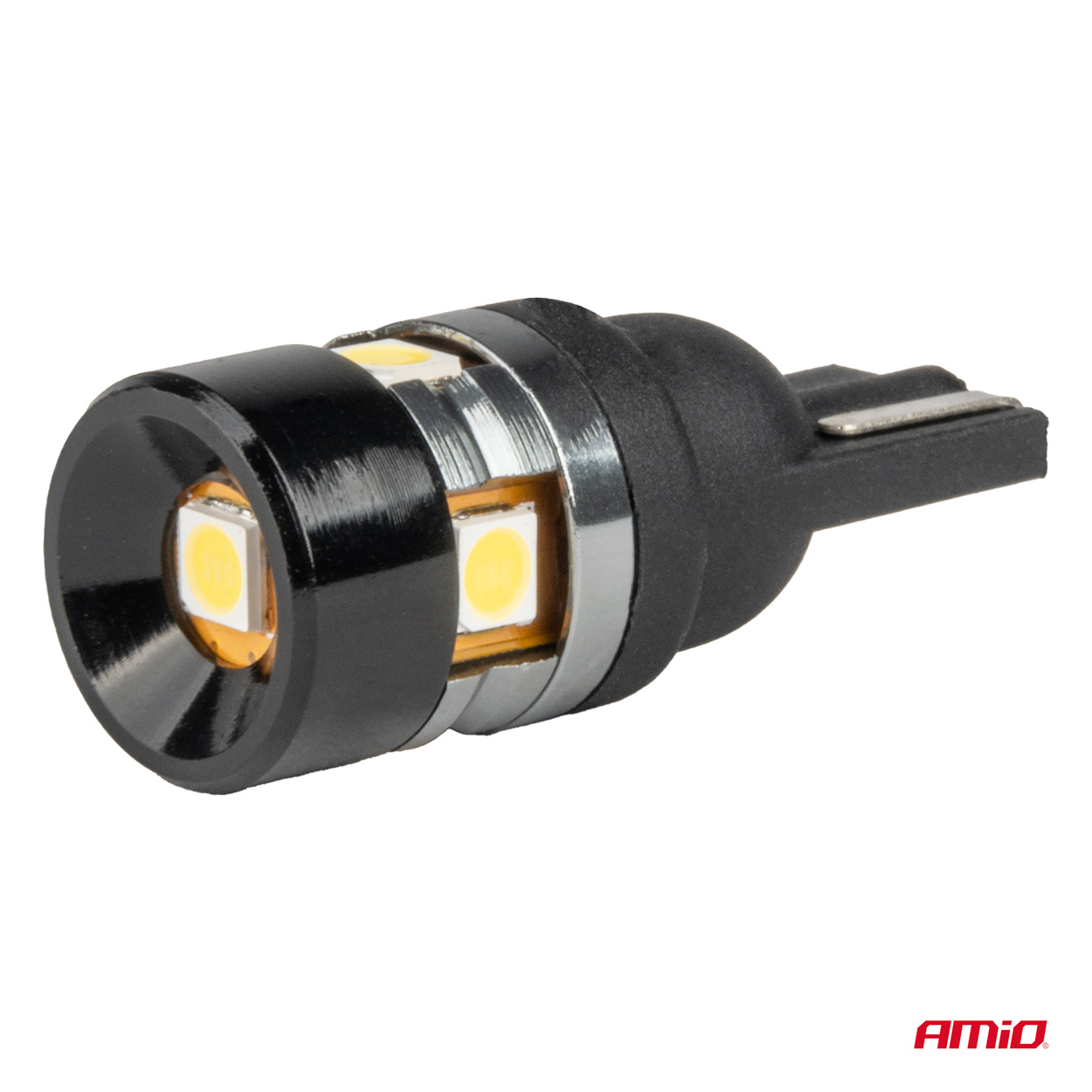 Żarówki LED CANBUS T10 W5W 5SMD 3030 White 12 V 24 V — ujęcie 3