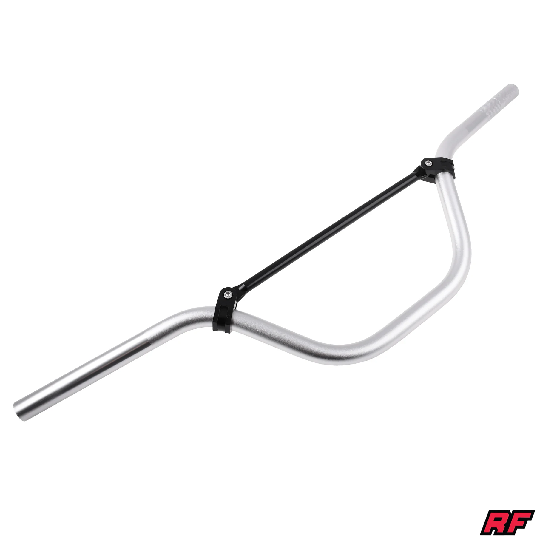 Kierownica Racing Force uniwersalna srebrna 22 mm — ujęcie 1