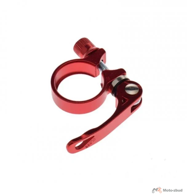 Obejma sztycy 31,8 mm — czerwony, szybkozamykacz