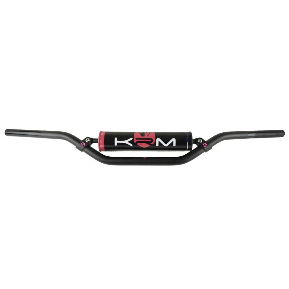Kierownica KRM Pro Ride czarno - różowa 22 mm + gąbka — ujęcie 1