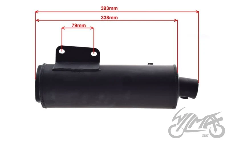 Tłumik 4T — Longjia LJ50QT-E Caper — ujęcie 2