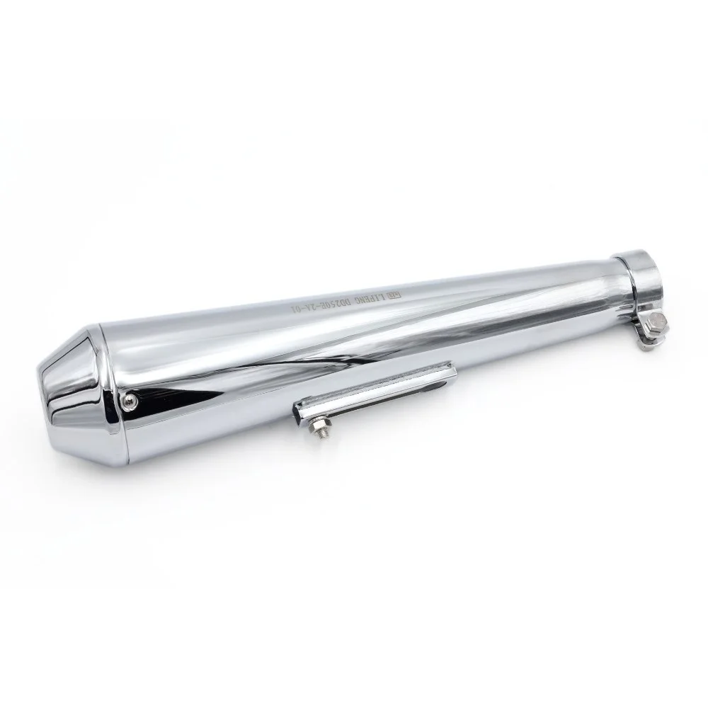 Junak M11 Cafe/M14 125 cm³ tłumik lewy (chrom) — ujęcie 2