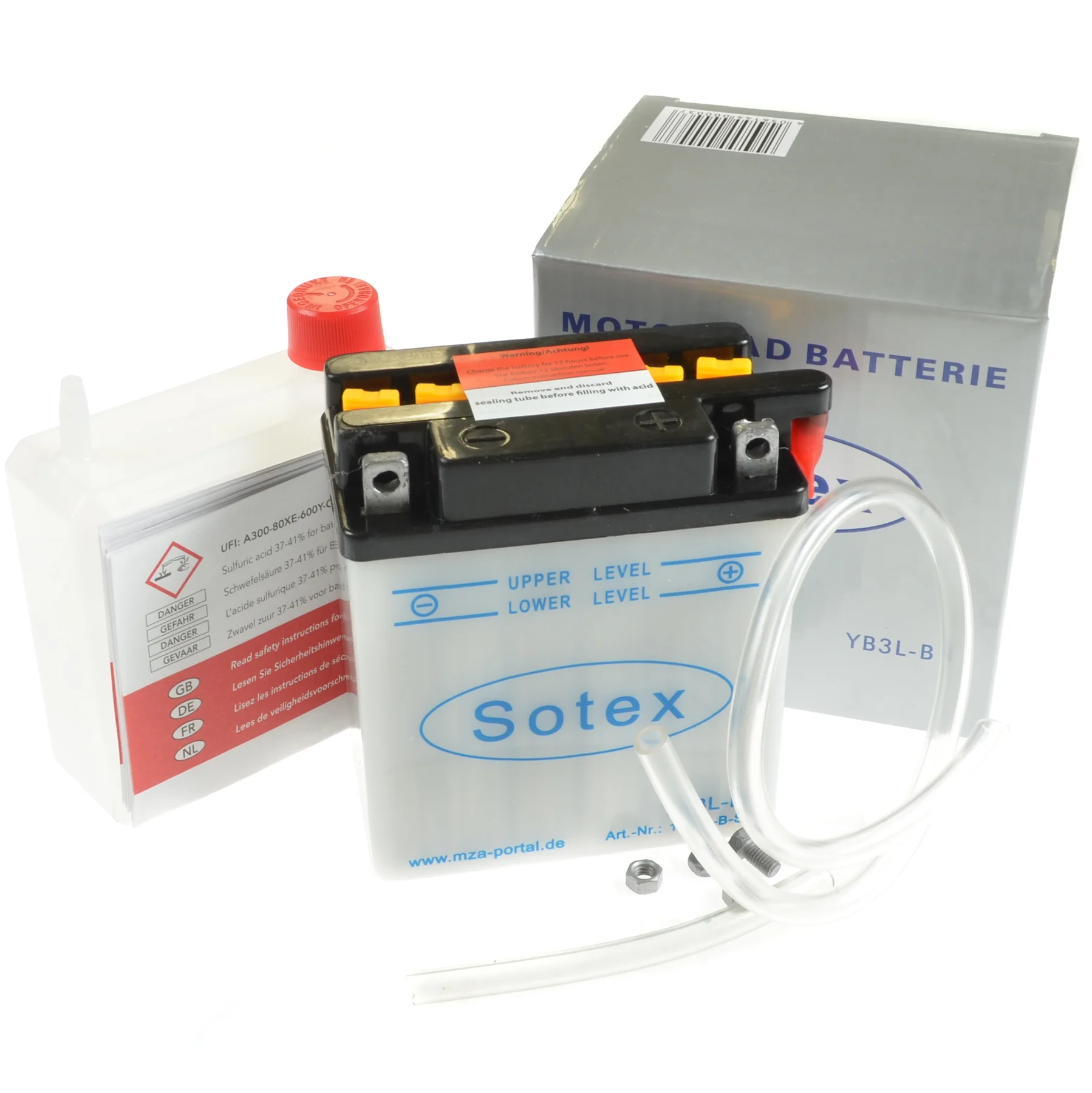 Akumulator Sotex YB3L-B (110 × 55 × 100) 12 V 3 Ah — ujęcie 1