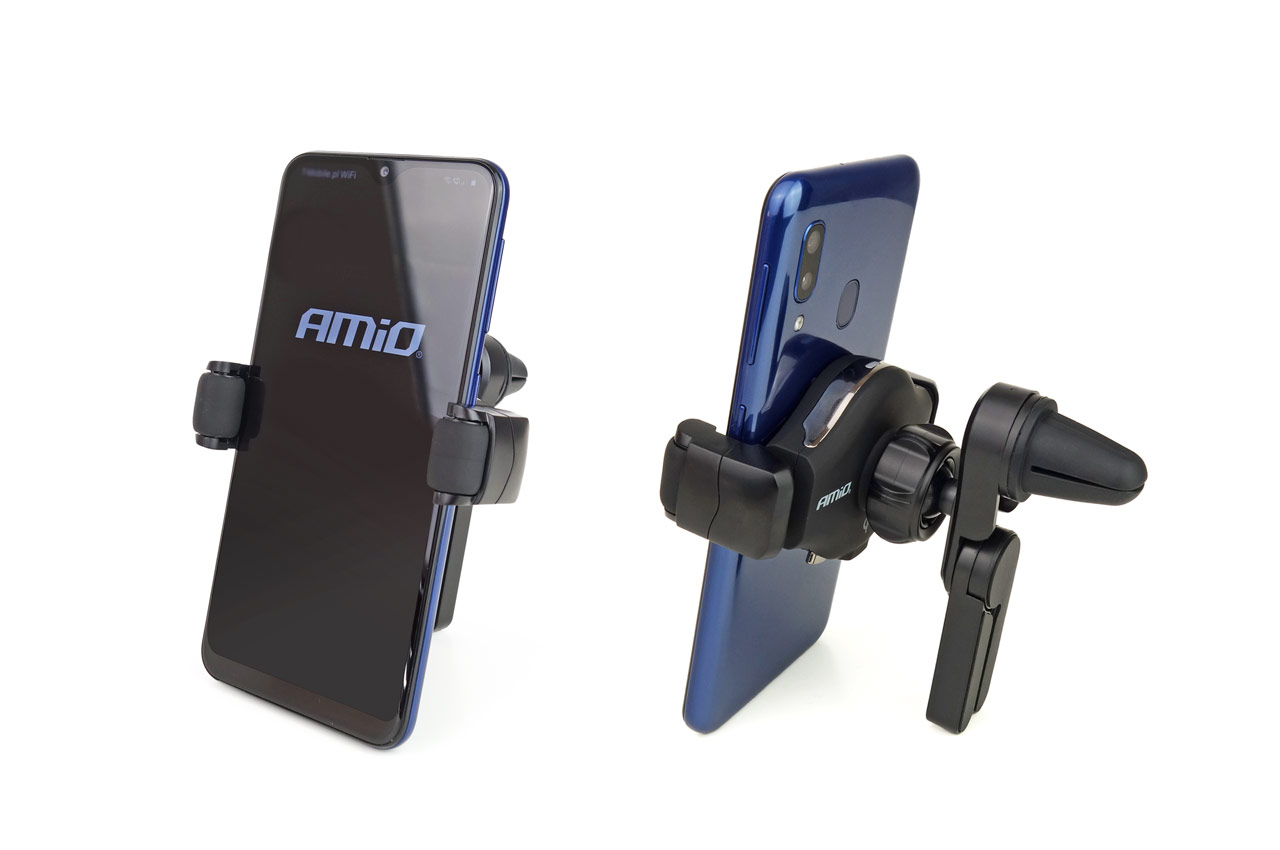 Uchwyt na telefon do samochodu z ładowarką indukcyjną COMBO QC 3.0 — ujęcie 3
