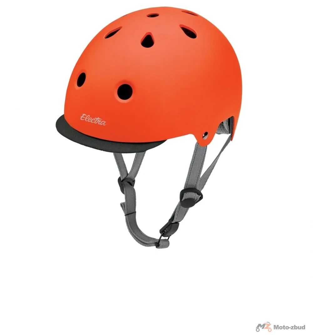 Electra kask pomarańczowy matowy rozmiar M — ujęcie 1