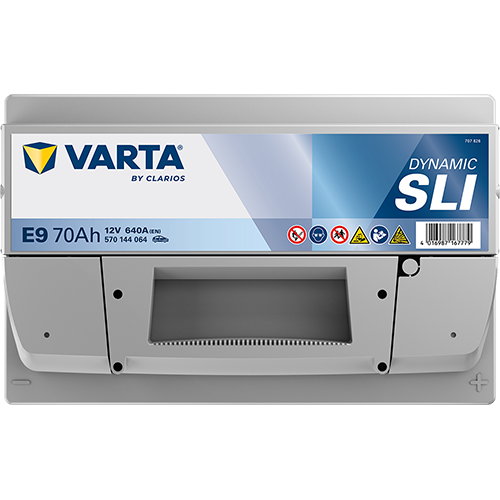 Akumulator 70 Ah 640A 278×175×175/P+ Varta 570144064K262 — ujęcie 4